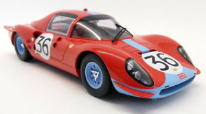 【送料無料】模型車　スポーツカー　スケールフェラーリディノ＃ルマンモデルカーcmr 118 scale 039 ferrari dino 206s 36 24h le mans 1966 red resin model car