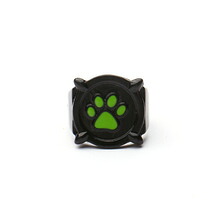 【送料無料】猫　キャット　リング　ノアールdcarzzサイズ811dcarzz size 811 green pawprint metal ring for men cat noir