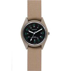 【送料無料】腕時計　クオーツカーキストラップrothco 4605 military swat quartz watch khaki strap