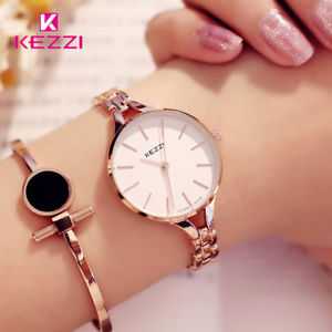 【送料無料】腕時計　ステンレススチールクオーツウォッチkezzi luxury watches women waterproof stainless steel quartz watch roman sca