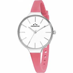 【送料無料】腕時計　クロノスターウォッチシリコーンピンクフープorologio donna r3751248524 chronostar sector tee watch silicone hoops rosa