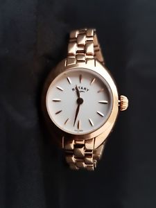 【送料無料】腕時計　ロータリーゴールドシルバーカラーレディウォッチポンドrotary gold and silver colour lady watch lb05016
