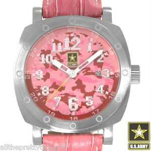 【送料無料】腕時計　ブランドピンクbrand us army womens pink rapid fire watch