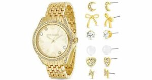 【送料無料】腕時計　スティーブマッデンアナログセットsteve madden womens smws023g analog display watch set