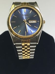 【送料無料】腕時計　メンズトーンパルサーウォッチmens two tone pulsar watch