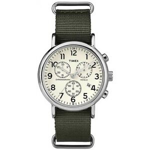 【送料無料】腕時計　ウィークエンダークロノグラフィカルorologio uomo timex weekender chrono tw2p71400 cronografo datario tessuto wk｜hokushin