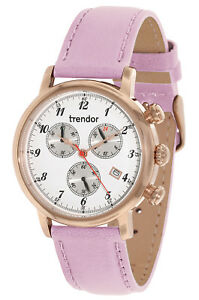 【送料無料】腕時計　クロノグラフウォッチクロノtrendor doreen chronograph damenuhr chrono 759105｜hokushin