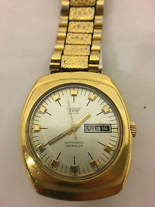 【送料無料】腕時計 ビンテージデラックスvintage exim deluxe automatic incabloc daydate watch|hokushin