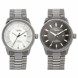 【送料無料】腕時計 ソロテンポカサorologio solo tempo uomo gooix gx0600390b gx0600391b cassa e cinturino acciaio|hokushin