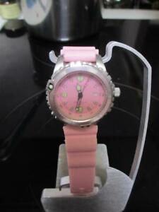 【送料無料】腕時計 スキューバダイビングウォッチピンクゴムpink momentum scuba dive watch date momentum m1 rubber dayglow numbers dvor1r|hokushin