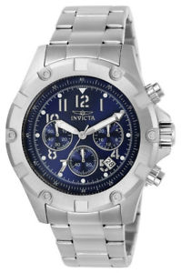 【送料無料】腕時計　メンズラウンドネイビークロノグラフアナログウォッチinvicta specialty 13614 mens round navy blue chronograph date analog watch｜hokushin