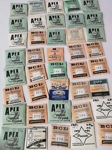 【送料無料】腕時計　ヴィンテージメーカースペア40 vintage watch glasses crystals useful spares for watchmakers nos may79