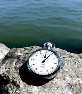 【送料無料】腕時計　ビンテージメンターvintage mentor swiss metal 15 second functioning stop watch
