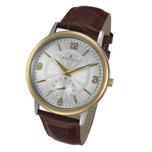 【送料無料】腕時計 シリーズトーンステンレススチールウォッチrougois lexington series two tone stainless steel watch|hokushin