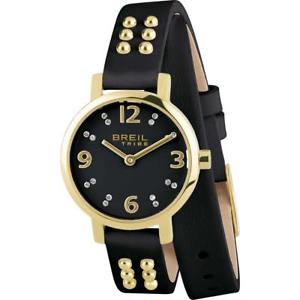 【送料無料】腕時計 ジャイロゴールドorologio donna breil tribe meet up ew0220 pelle nero doppio giro dorato gold|hokushin