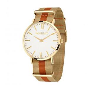 【送料無料】腕時計 ベラベージュビアンコゴールドorologio uomo morellato vela r0151134002 tessuto beige bianco gold dorato|hokushin