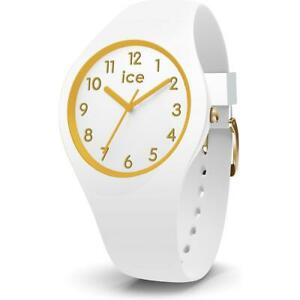 【送料無料】腕時計 オロロジオシリコンビアンコゴールドウォッチorologio ice watch glam ic014759 small 34mm silicone bianco gold dorato|hokushin