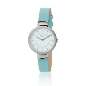 【送料無料】腕時計　ドナベラペレスワロフスキーorologio donna breil tribe lily ew0384 vera pelle turchese swarovski