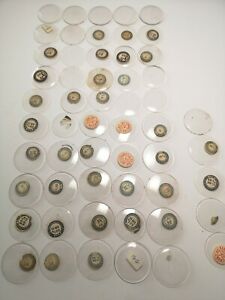 【送料無料】腕時計　ジョブロットヴィンテージメーカースペアjob lot 50 vintage watch glasses crystals useful spares for watchmakers nos