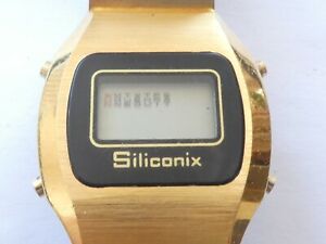 【送料無料】腕時計　ビンテージデジタルvintage lcd digital voll funktion working good siliconix 25