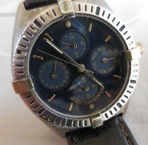 【送料無料】腕時計　ancien chronographe sovil amp; titus mixte,precision sur 7 echelles de valeur1980