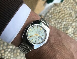 【送料無料】腕時計　ビンテージオートウォッチorologio vintage watch automatico daydate anni 70 pubblicitario｜hokushin