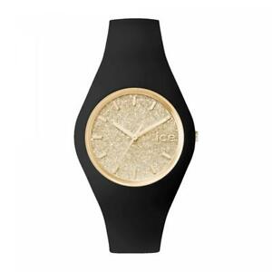 【送料無料】腕時計　グアテマラシリコーンゴールドサブメートルorologio ice watch glitter icicegtbgd silicone nero dorato gold sub 100mt