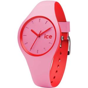 【送料無料】腕時計　デュオシリコーンローザロッソメートルウォッチorologio ice watch duo icduoprd silicone rosa rosso small 100mt｜hokushin
