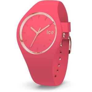 【送料無料】腕時計　オロロジオシリコーンピンクゴールドメートルウォッチorologio ice watch glam ic015335 silicone rosa fucsia gold dorato 100mt｜hokushin 20,985円