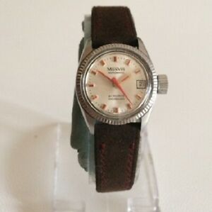 【送料無料】腕時計　ビンテージレディーorologio watch monvis vintage automatic women lady