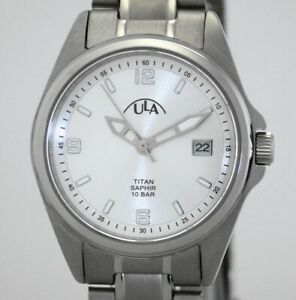 【送料無料】腕時計　ラフルチタンサファイアクリスタルレディースユーロウォッチula volltitan saphirglas damenuhr neu 10 atm wr uvp 79,90 eur hypoallergen