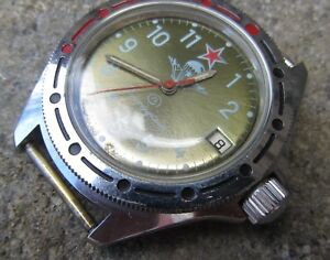 【送料無料】腕時計　ソティコorologio militare sovietico russo a carica automatico perfettamente funzionante