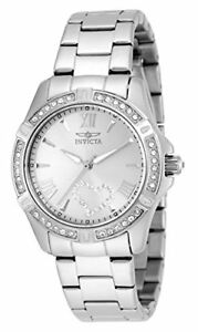 【送料無料】腕時計　＃アナログクォーツシルバーウォッチinvicta women039;s 21383 angel analog display quartz silver watch