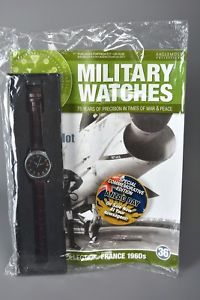 【送料無料】腕時計　；イーグルモスミリタリーウォッチフランスパイロットramp;l mag sealed eaglemoss military watches 36 french naval navy pilot 1960s｜hokushin
