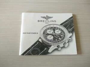 【送料無料】腕時計　クロノグラフビンテージbreitling navitimer chronograph vintage instructions booklet libretto istruzioni