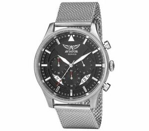 【送料無料】腕時計　シリーズ＃ステンレススチールクロノグラフウォッチaviator fseries avw1604g343 men039;s stainless steel chronograph watch