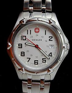【送料無料】腕時計　ブランドメンズウェンガーウォッチスイスステンレスbrand mens wenger wrist watch standard issue 7311x swiss made 100m stainless
