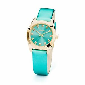 【送料無料】腕時計　アールデコペレヴェルデbrosway orologio donna collezione dco quadrante zirconi cinturino pelle verde