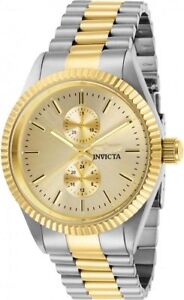 【送料無料】腕時計　メンズクオーツクロノグラフトーンステンレススチールinvicta mens specialty quartz chrono two tone stainless steel watch 29425｜hokushin