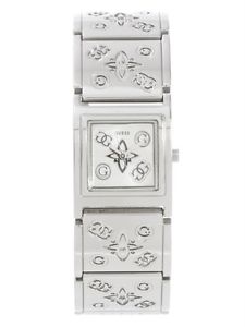 【送料無料】腕時計 レディースステンレススチールブレスレットロゴウォッチguess ladies u10041l1 stainless steel bracelet watch g logo