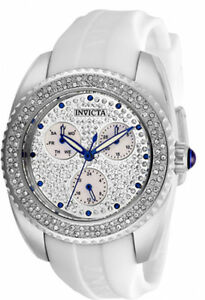 【送料無料】腕時計　エンジェルクォーツクロノステンレスシリコンウォッチinvicta womens angel quartz chrono 100m stainless steelsilicone watch 28482｜hokushin