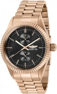 【送料無料】腕時計 メンズクォーツクロノローズゴールドトーンステンレススチールウォッチinvicta mens specialty quartz chrono rose gold tone stainless steel watch 29432