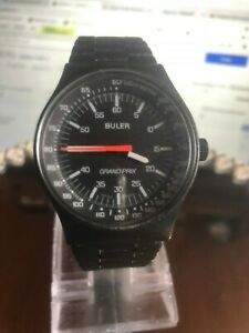 【送料無料】腕時計　ブラーグランプリビンテージハウグラスファイバートップユダヤスイスneues angebot1970er buler grand prix vintage kultuhr handaufz hau fiberglas top 17jew swi