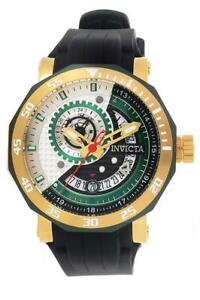 【送料無料】腕時計　アナログシリコンウォッチinvicta excursion 27129 mens automatic analog 12 24 hr date silicone watch
