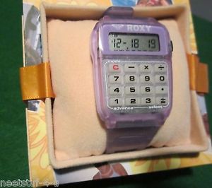 【送料無料】腕時計　サーファーアラームレトロvtg nos roxy quiksilver surfer calculator alarm watch~retro 80s~dated 1983