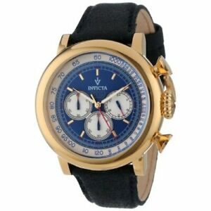 【送料無料】腕時計　ビンテージレザークロノグラフウォッチinvicta vintage 13057 leather chronograph watch