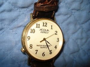 【送料無料】腕時計　acqua indiglo wrist watch working