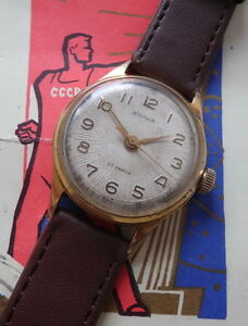 【送料無料】腕時計　ボルナキャリバーvolna precision design zenith montre mcanique 22 rubis calibre 2809 urss 1960｜hokushin 27,860円