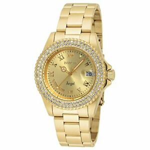 【送料無料】腕時計　レディースエンジェルクォーツゴールドトーンステンレススチールカジュアルウォッチinvicta womens angel quartz goldtonestainlesssteel casual watch,｜hokushin