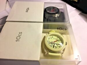 【送料無料】腕時計　ラウンドクリスタルアナログtocs crystal 8 analog round watches boundle of two